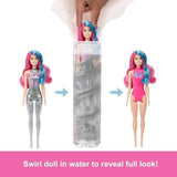 Barbie Color Reveal Fashion Doll & Accessories with 6 Surprises, Disco Star Series with Metallic Shine & Color-Change Bodice (Styles May Vary)