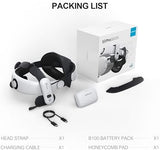 BOBOVR S3 Pro Battery Strap Accessories,Head air Conditioning and 10000mah hot-swappable Battery Pack,Compatible with Meta Quest 3/Quest 3s