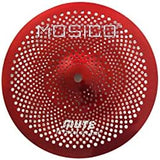 Low Volume Cymbal Mute Cymbal Pack Red 6 Pieces 10" Splash+14"hi-hat+16"crash+18"crash+20"ride FREE Cymbal Bag Silent Cymbals for Practice Drum Set