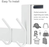 WEBI Over The Door Hooks for Hanging:Over The Door Towel Rack,Over Door Coat Hanger Over Door Coat Rack for Hanging Towels,Hats,Coats,Behind Back of Bathroom,Bronze
