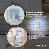 VEYOFLY Flying Insect Trap Refill- Plug in Bug Catcher Indoor Refills, Indoor Fly Trap, Indoor Fly Trap,Trap for Mosquitos, Bugs, Insects, Gnats, Moth and Fruit Flies -Plug in Refill (Pack of 10)
