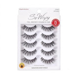 So Wispy, False Eyelashes, '', 12mm, Includes 5 Pairs Of Lashes, Easy to Apply, Reusable Lash Clusters