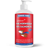 Premium Salmon Oil for Dogs – Pure Norwegian Salmon Oil High in Omega 3 EPA & DHA -Powerful Fish Oil for Dogs Skin & Coat, Hip & Joints, Allergies & Itchy Skin – Omega 3 Fish Oil for Dogs-16oz Liquid