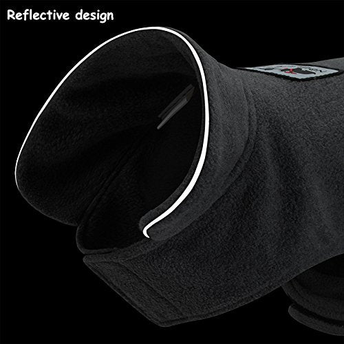 Creation Core Windproof Plush with Sport Vest Dog Clothes Night Reflective Jacket Pet Keep Warm Jacket No Pull No Choke Design Eco-Friendly for Small and Large Big Dog(Grey XXXL)