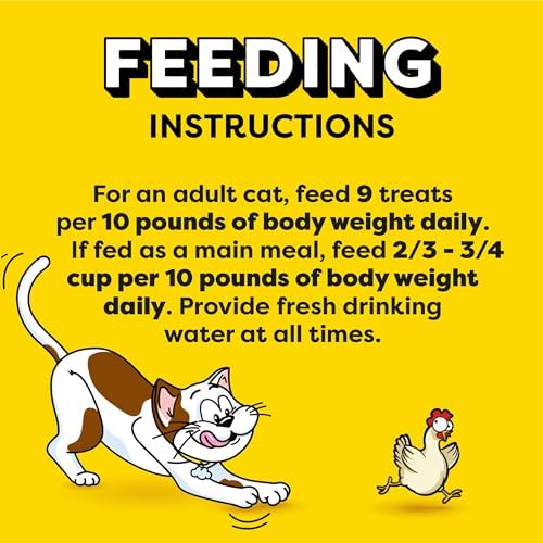 Temptations Jumbo Stuff Crunchy and Soft Cat Treats Tasty Chicken Flavor, 5.3 oz (Pack of 10)