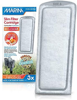 Marina Slim Filter Plus Ceramic Cartridge, Zeolite Filter and Carbon Filter Bundle, 6 Filters for Aquariums