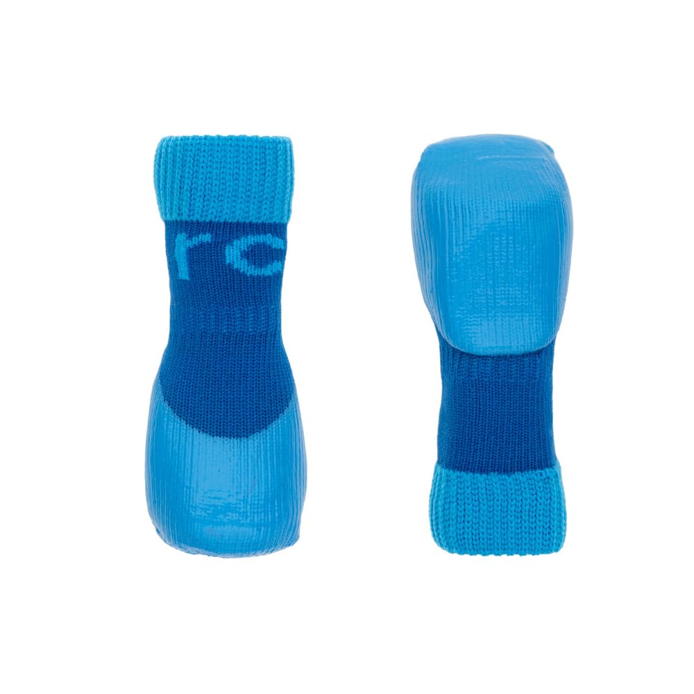 RC Pet Products Sporty PAWks Anti-Slip, Stylish, Functional, Protective Dog Socks | X-Small, Electric Blue/Cyan