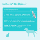 Malacetic Otic Cleanser for Dogs and Cats, 8 fl oz