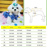 ANIAC Pet Denim Dress with Cute Bow-Knot Comfy Vest Skirt Lace Trim Tutu Summer Spring Clothes for Cats and Small Dogs (XX-Large)