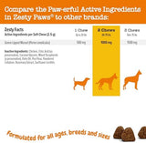 Zesty Paws Mussel Mobility Bites for Dogs - New Zealand Green Lipped Mussel with Natural Glucosamine & Chondroitin + Omega-3 Fatty Acids - Hip & Joint Support Supplement Soft Chews – 90 Count