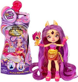 Magic Mixies Pixlings Deluxe Pack, Pippa The Firehorse, Shimmer Reveal, Create & Mix Potion That Magically Reveals 6.5" Pixling Doll Inside Potion Bottle - Exclusive Mini Mixies & 6 Hair Accessories
