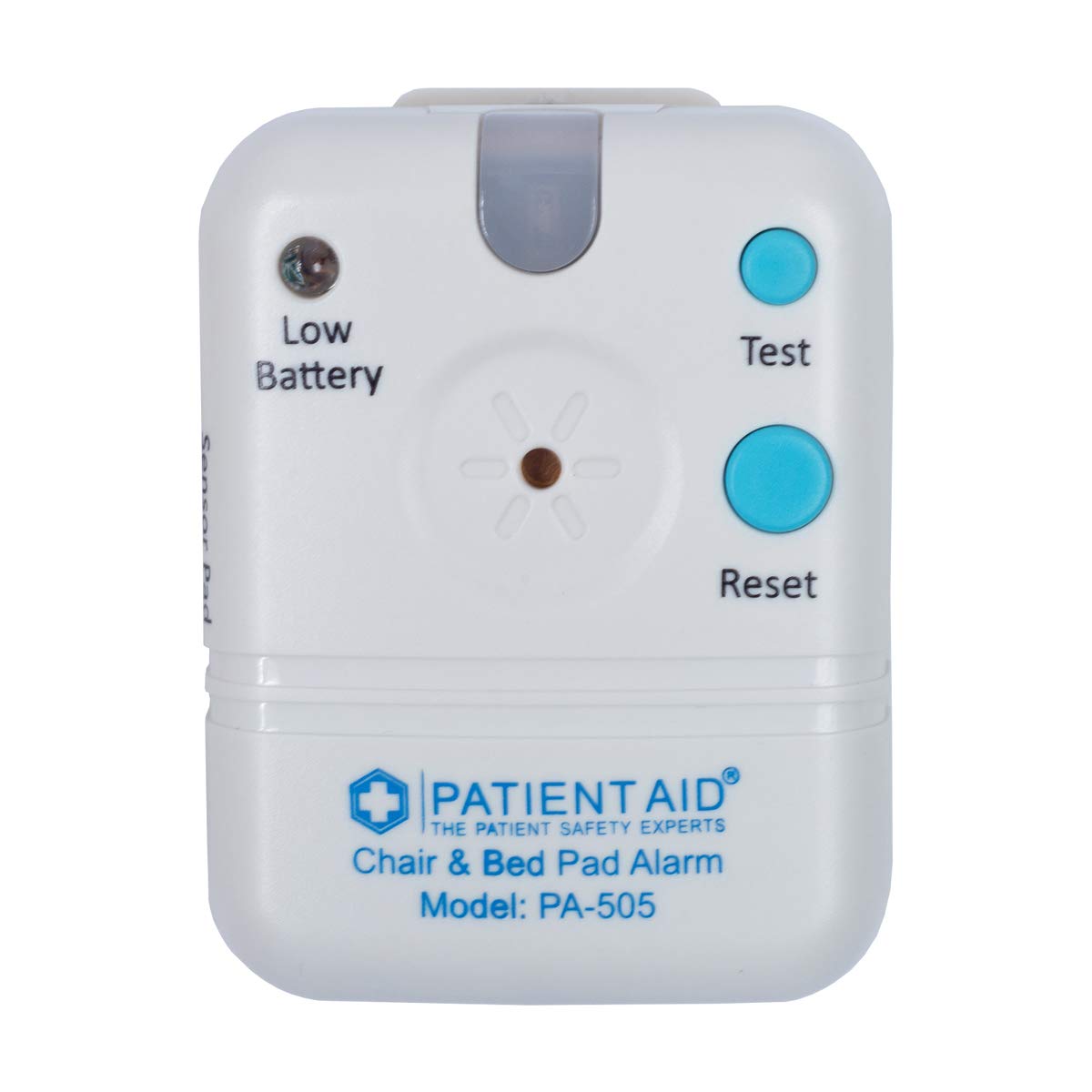 Patient Chair Alarm, 10" x 15" Chair Pad and Motion Sensor Alarm, 2 Ring Chime Options, 3 Mounting Options, With 9V Battery, Chair Alarms and Fall Prevention for Elderly, 1 Yr. Warranty by Patient Aid