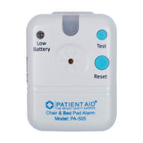 Patient Chair Alarm, 10" x 15" Chair Pad and Motion Sensor Alarm, 2 Ring Chime Options, 3 Mounting Options, With 9V Battery, Chair Alarms and Fall Prevention for Elderly, 1 Yr. Warranty by Patient Aid