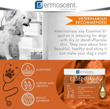 Dermoscent Essential 6 spot-on - Dog Skin Care for Dandruff & Allergy Relief with Vitamin E Oil - Anti Itch for Dogs - Natural Ingredients for Sensitive Skin - Dogs 20-40 kg - 4 Pipettes of 2.4 ml