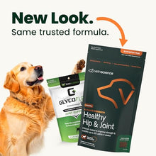 Load image into Gallery viewer, VetriScience Healthy Hip &amp; Joint Chews, GlycoFlex Glucosamine and Green-Lipped Mussel Joint Support Supplement for Dogs, Promote Mobility and Protect Joints, Chicken, 120 Count
