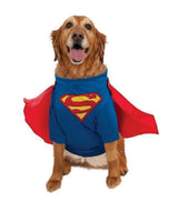 DC Comics Superheroes: Superman Pet Costume for For Dogs or Cats by Rubies, XL
