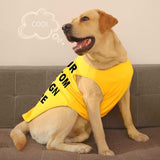 Custom Dog Shirt for Small Medium Large Dogs Personalized Dog T-Shirt Breathable with Logo Text Image Name Print
