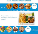 Air Fryer Oven Basket, Replacement Stainless Steel Baking Trays for Ninja Foodi DT201 DT251 10-in-1 Smart XL Air Fryer Oven, Mesh Dehydrating Basket Accessories