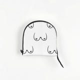 Dog Carrier Bag Compatible with Boobs Breasts Pattern Print White, Cat Tote Bag, Pet Carrier, Foldable Waterproof Dog Purse, Portable Tote Bag Carrier for Small to Medium Cats and Small Dogs