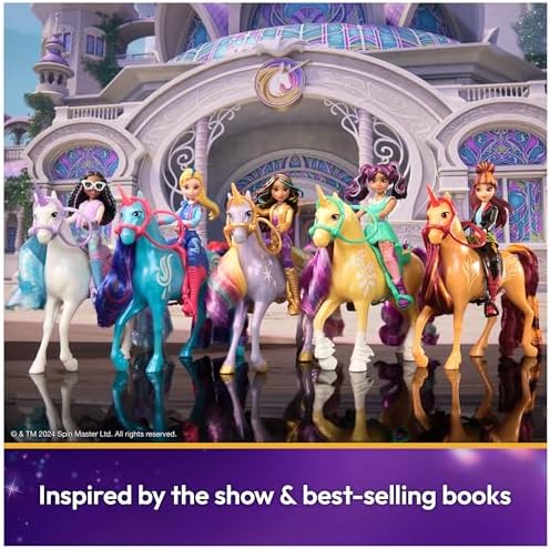 Unicorn Academy, Valentina & Cinder with 2 Accessories & Hair Tool, Dolls & Unicorn Toys for Girls Ages 4 and up