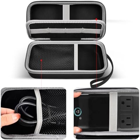 Travel Case for Anker 727/ Prime 6-in-1 USB C Charging Station (GaNPrime 101W), Power Strip Organizer Bag for Cables and Accessories - Efficient Solution for On-the-Go Charging Needs (Box Only)