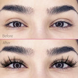 Veleasha Lashes Kit with Glue & Tweezer Cat Eye Lashes that Look Like Extensions Fluffy Faux Mink Lashes Wispy Fox Eye Lashes Natural Look 7 Pairs Fake Eyelashes Pack (Cat Eye)
