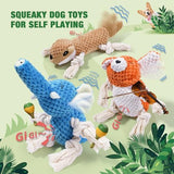 LEGEND SANDY Plush Small Dog Toys for Small Breeds, Tough Puppy Toys to Keep Them Busy, Tough Stuffed Animals Puppy Chew Toys, Squeaky Dog Toys (5 Pack Puppy Toys)