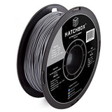 HATCHBOX PETG 3D Printer Filament, Dimensional Accuracy +/- 0.03 mm, 1 kg Spool, 1.75 mm, Sliver