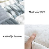 Awjcsv Couch Cover for Dogs Washable, Sofa Cover Protector, Couch Covers for 3 Cushion Couch Sofa Pet Friendly, Soft, Non Slip (27.6 x 82.7 Inch, Grey)