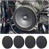 carleef 4PCS 6.5 Speaker Rings,Self Adhesive Speaker Foam for Enhancing Stereo Sound,High Resilience Speaker Baffles 6.5 inch Car Audio Accessories Avoid Sound Diffusion for Car SUV Truck