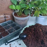 Premium Organic Coconut Coir Bricks - 6 Pack of 13.8 Gallon Bricks for Planting, Gardening, and Potting Soil Substrate. Low EC & pH Balanced 100% Organic Peat Moss Mix with Fiber from Coconut Husks