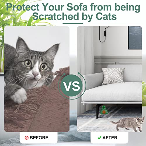 10 Pack Natural Cat Repellent Outdoor Indoor, Peppermint Oil Cat Deterrent Outdoor Repels Cat Dog Deer Rabbit from Garden Yard Lawn Home Keep Your Yard Lawn Porch Furniture Curtain from Cat Damages