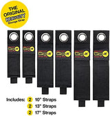 Heavy-Duty Wrap-It Storage Straps (Assorted 6 Pack) - Extension Cord Organizer, Cable Straps for RV Accessories, Workshop and Garage Organizers and Storage