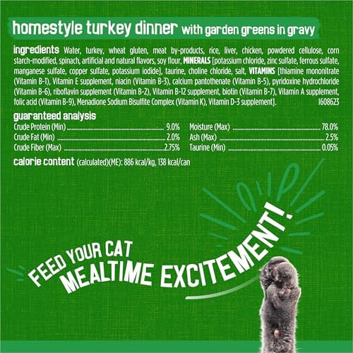 Purina Friskies Indoor Cat Food 24ct VP - (Chicken and Turkey Casserole, Saucy Seafood Bake, Homestyle Turkey Dinner) - (Pack of 24) 5.5 oz. Cans
