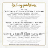 Purina Fancy Feast Delights with Cheddar Grilled Chicken, Turkey or Whitefish and Cheddar Cheese Feast in Gravy Wet Cat Food Variety Pack - (Pack of 24) 3 oz. Cans