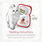 Purina Fancy Feast Gourmet Pate Wet Cat Food, Petites Tender Beef Entree - (Pack of 12) 2.8 oz. Tubs