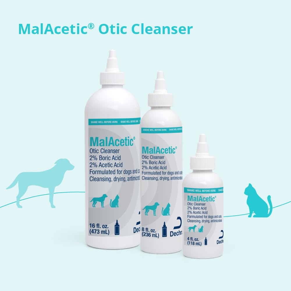MalAcetic Otic Cleanser for Dogs and Cats, 4 oz