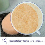 Buf-Puf Gentle Facial Sponge, Dermatologist Developed, Removes Deep Down Dirt & Makeup That Causes Breakouts and Blackheads, Reusable, Exfoliating, 3 Count