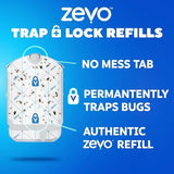 ZEVO Flying Insect Trap Refill - for The MAX & Standard Indoor Fly Trap - Catch Gnats, House & Fruit Flies - Easy to Use - Mess-Free Disposal (10 Refill Cartridges)