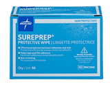 Medline SurePrep Skin Protective Barrier, Wipe - Premium Quality Medical Supplies for Skin Care and Protection, Pack of 50