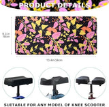 Knee Scooter Cushion 2" thick Memory Foam Knee Scooter Pad for Comfort w/Removable Cover Walker/Roller Accessories fits Most Models