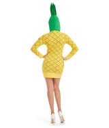 Tipsy Elves Pineapple Halloween Costume Dress: Large