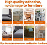 Cat Scratch Furniture Protector: 12 Pcs Couch Protectors Tape from Cats Claws Scratching Single Sided Clear Sticky Sheets Proof Clawing Sofa Corner Protection Cover Anti Scratch for Furniture