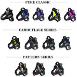 Personalized No Pull Dog Harness with Custom Name and Phone Number by PawPawify, Heavy Duty Pet Vest to Prevent Tugging, Pulling, or Choking, Training and Walking M Chest 24-31in Jungle Camo