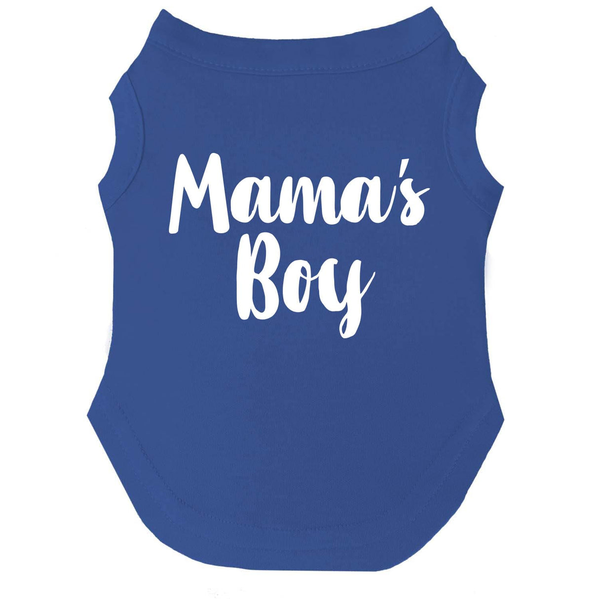 Mama's Boy Dog Tee Shirt | Sleeveless Breeds | Valentine's Day Royal Blue, 5X-Large 6