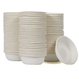 WOLEDOE 100Pcs Biodegradable Crested Gecko Food Cups, 1oz Reptile Feeding Dish