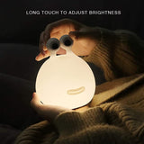 Slug Night Light,Silicone lamp for Kids USB Rechargeable Cute Animal Lamps Timer Setting safe Bedside Lamp Portable LED Lamps for Breastfeeding Dorm Room Decor for Christmas Gift Baby Kids Girls Teens