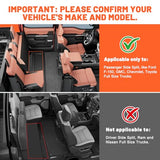 Surfcabin Floor XL Dog Hammock for Truck, Waterproof Trucks Pet Seat Cover with Door Protection, Sturdy Back Seat Extender for Dogs Compatible with Full Size Crew Cab Trucks Like F150, GMC & More