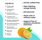 GENTLE CREATURES Magic Foam - Refill - Sulfate-Free, Waterless Shampoo Paw Cleaner for Dogs, Cats, Pets - Dry Shampoo, Foot Cleaner Brush - with Orange, Odor Control Wash - Good for Puppy