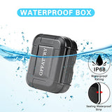 GPFATTRY 18 Pieces Set High Seal Waterproof Hearing Aid Case with Extractable Sponge, Drop-Proof, Shock-Proof and Crush-Proof Storage Box